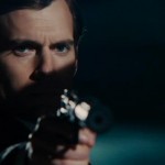 Henry Cavill's Napoleon Solo fires at agent Illya Kuryakin in East Germany.