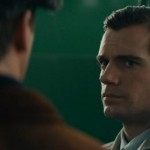 Henry Cavill's character recognizes Armie Hammer's character.